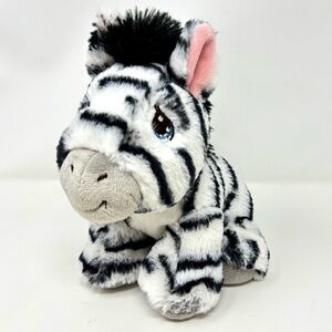 Aurora Precious Moments Zelda Zebra Plush 2016 Stuffed Animal Toy Sewn Eyes HTF